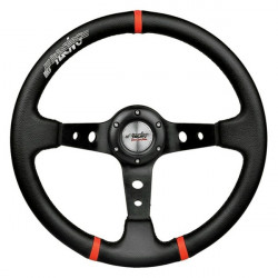 Simoni Racing ΤΙΜΟΝΙ GRAVEL ΤΡΙΑΚΤΙΝΟ 35 cm (ΜΑΥΡΟ/ΚΟΚΚΙΝΟΙ ΔΑΚΤΥΛΙΟΙ)