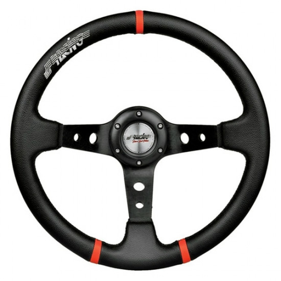 Simoni Racing ΤΙΜΟΝΙ GRAVEL ΤΡΙΑΚΤΙΝΟ 35 cm (ΜΑΥΡΟ/ΚΟΚΚΙΝΟΙ ΔΑΚΤΥΛΙΟΙ)
