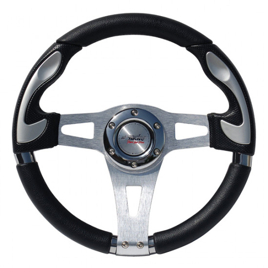 Simoni Racing ΤΙΜΟΝΙ INDIANAPOLIS ΜΑΥΡΟ/ΝΙΚΕΛ 330mm