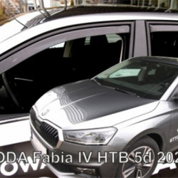 SKODA FABIA HTB 5D 2021+   ΣΕΤ ΑΝΕΜΟΘΡΑΥΣΤΕΣ ΑΥΤΟΚΙΝΗΤΟΥ ΑΠΟ ΕΥΚΑΜΠΤΟ ΦΙΜΕ ΠΛΑΣΤΙΚΟ HEKO - 4 ΤΕΜ.