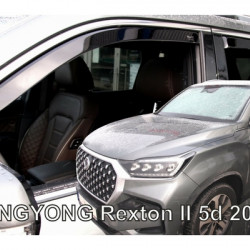 SSANGYONG REXTON 5D 2017+? ΣΕΤ ΑΝΕΜΟΘΡΑΥΣΤΕΣ ΑΥΤΟΚΙΝΗΤΟΥ ΑΠΟ ΕΥΚΑΜΠΤΟ ΦΙΜΕ ΠΛΑΣΤΙΚΟ HEKO - 4 ΤΕΜ.