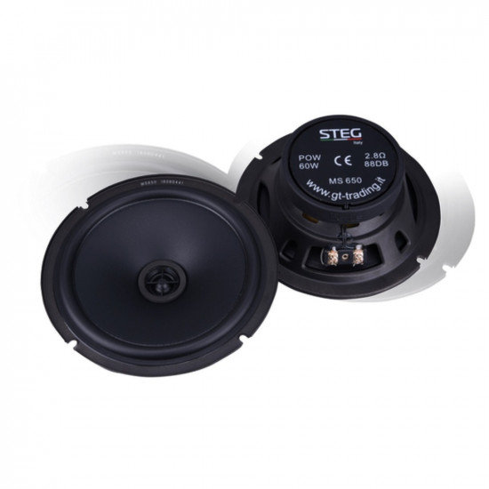 Steg MS650 Ηχεία 16,5cm Δύο Δρόμων Ομοαξονικά Steg MS650 Ηχεία 16,5cm Δύο Δρόμων Ομοαξονικά