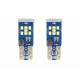 T10 W5W CANBUS 12/24V LED 21xSMD ULTRABRIGHT 2016 ΛΕΥΚΟ 2ΤΕΜ.
