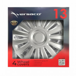 ΤΑΣΙ 13 HUBCAP LUXURY ΑΣΗΜΙ - ΣΕΤ 4 ΤΕΜ. ΣΕ ΚΟΥΤΙ AMIO