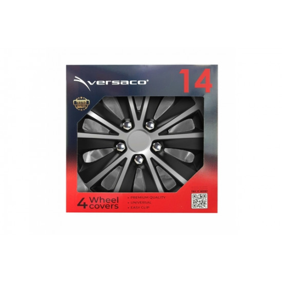 ΤΑΣΙ 14 RAPIDE NC SILVER BLACK AMIO ΣΕΤ 4 ΤΕΜ ΣΕ ΚΟΥΤΙ