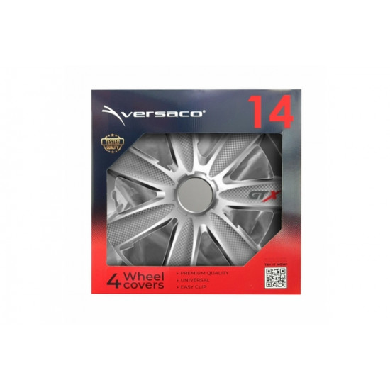 ΤΑΣΙ 14 VERSACO GTX SILVER CARBON ΣΕΤ 4 ΤΕΜ ΣΕ ΚΟΥΤΙ ΤΑΣΙ 14 VERSACO GTX SILVER CARBON ΣΕΤ 4 ΤΕΜ ΣΕ ΚΟΥΤΙ