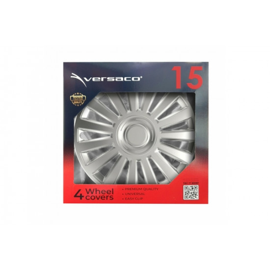 ΤΑΣΙ 15 HUBCAP LUXURY ΑΣΗΜΙ - ΣΕΤ 4 ΤΕΜ. ΣΕ ΚΟΥΤΙ
