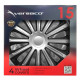 ΤΑΣΙ 15 HUBCAP TREND SILVER BLACK - - AMIO ΣΕΤ 4ΤΕΜ ΣΕ KOYTI
