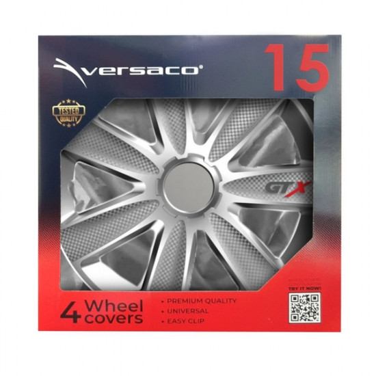 ΤΑΣΙ 15 VERSACO GTX SILVER CARBON -ΣΕΤ 4 ΤΕΜ. ΣΕ ΚΟΥΤΙ