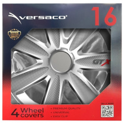 ΤΑΣΙ 16 VERSACO GTX SILVER CARBON - ΣΕΤ 4 ΤΕΜ. ΣΕ ΚΟΥΤΙ