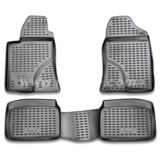 TOYOTA AVENSIS 04/2003-2009 ΠΑΤΑΚΙΑ ΜΑΡΚΕ ΛΑΣΤΙΧΟ ΣΚΑΦΑΚΙΑ 4ΤΕΜ. (ΜΑΥΡΑ