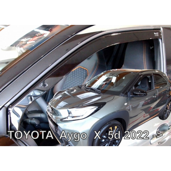 TOYOTA AYGO X 5D 2022+ - ΖΕΥΓΑΡΙ ΑΝΕΜΟΘΡΑΥΣΤΕΣ ΑΠΟ ΕΥΚΑΜΠΤΟ ΦΙΜΕ ΠΛΑΣΤΙΚΟ HEKO - 2 ΤΕΜ. TOYOTA AYGO X 5D 2022+ - ΖΕΥΓΑΡΙ ΑΝΕΜΟΘΡΑΥΣΤΕΣ ΑΠΟ ΕΥΚΑΜΠΤΟ ΦΙΜΕ ΠΛΑΣΤΙΚΟ HEKO - 2 ΤΕΜ.