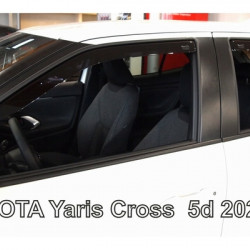 TOYOTA YARIS CROSS 5D 2021+  ΣΕΤ ΑΝΕΜΟΘΡΑΥΣΤΕΣ ΑΥΤΟΚΙΝΗΤΟΥ ΑΠΟ ΕΥΚΑΜΠΤΟ ΦΙΜΕ ΠΛΑΣΤΙΚΟ HEKO - 4 ΤΕΜ.