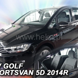 VW GOLF SPORTSVAN 5D 2014-   ΖΕΥΓΑΡΙ ΑΝΕΜΟΘΡΑΥΣΤΕΣ ΑΥΤΟΚΙΝΗΤΟΥ ΑΠΟ ΕΥΚΑΜΠΤΟ ΦΙΜΕ ΠΛΑΣΤΙΚΟ HEKO - 2 ΤΕΜ.