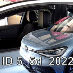 VW ID.5 5D 2022+ ΖΕΥΓΑΡΙ ΑΝΕΜΟΘΡΑΥΣΤΕΣ ΑΠΟ ΕΥΚΑΜΠΤΟ ΦΙΜΕ ΠΛΑΣΤΙΚΟ HEKO - 2 ΤΕΜ.