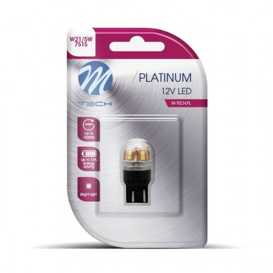 W21/5W (T20) 12/24V W3x16d 3,2W 15xSMD LED ΛΕΥΚΟ CANBUS BLISTER - 1ΤΕΜ. W21/5W (T20) 12/24V W3x16d 3,2W 15xSMD LED ΛΕΥΚΟ CANBUS BLISTER - 1ΤΕΜ.