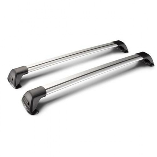 Whispbar Μπάρες Οροφής Αλουμινίου WHISPBAR FLUSH 90cm 2τεμ με Κλείδωμα