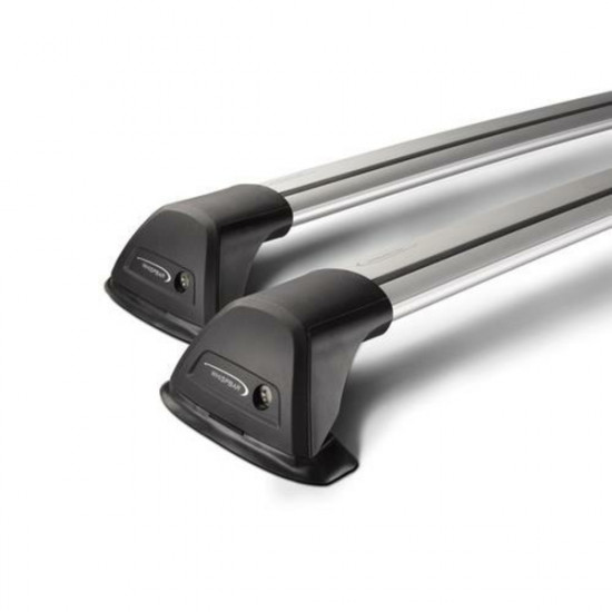 Whispbar Μπάρες Οροφής Αλουμινίου WHISPBAR FLUSH 90cm 2τεμ με Κλείδωμα