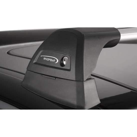Whispbar Μπάρες Οροφής Αλουμινίου WHISPBAR FLUSH 90cm 2τεμ με Κλείδωμα